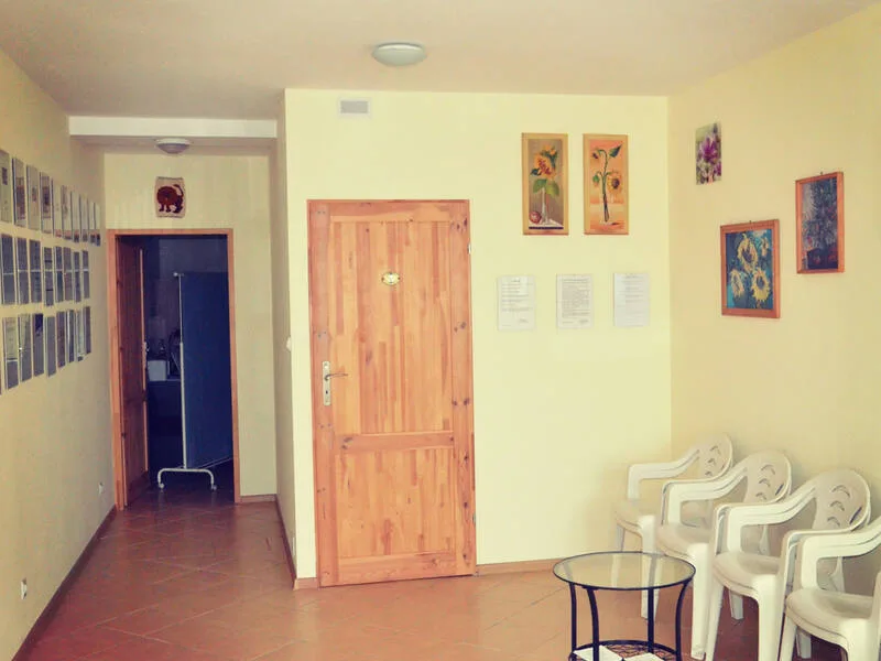 Poczekalnia gabinetu w Koszycach