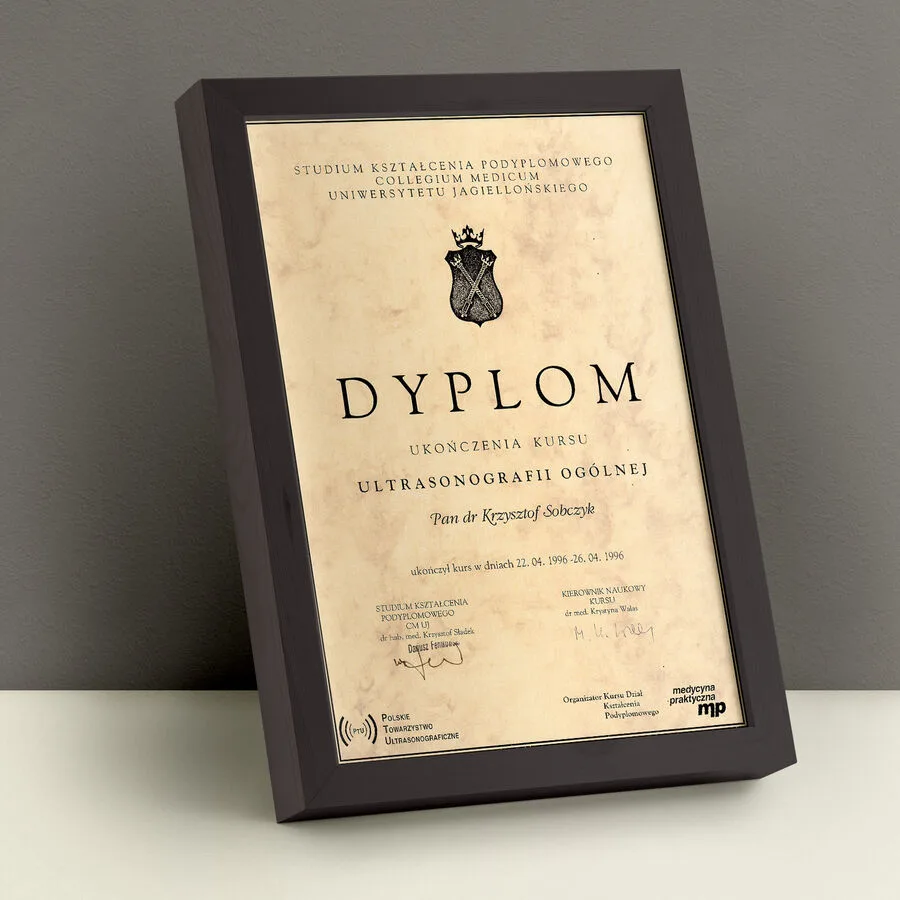 Dyplom ultrasonografia ogólna